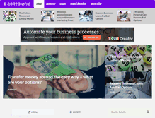 Tablet Screenshot of cortonnyc.com